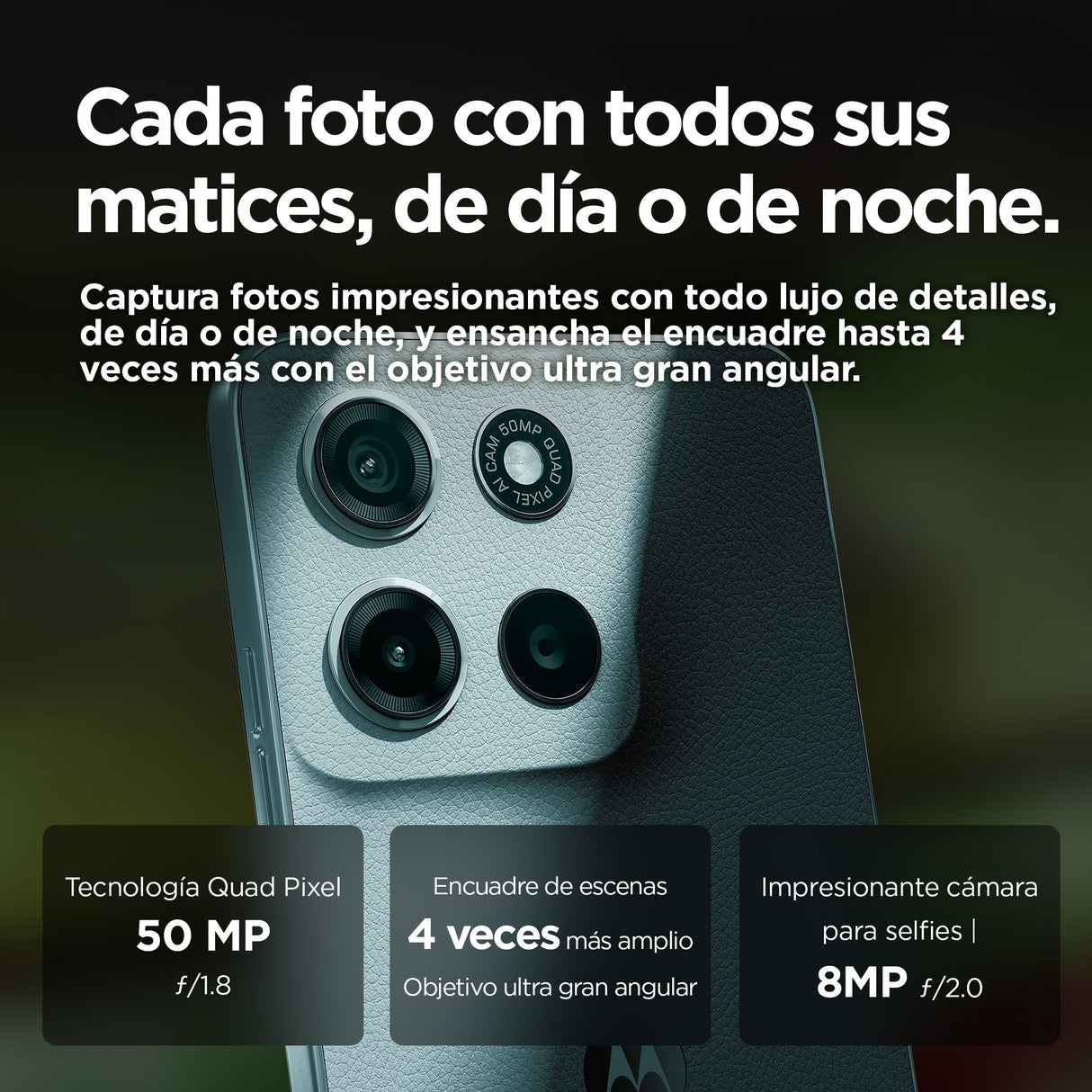 EAN 840023291227 - Motorola moto g15 17,1 cm (6.72") SIM doble Android 15 4G USB Tipo C 4 GB 128 GB 5200 mAh Azul claro imagen 7
