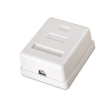 Aisens Roseta De Superficie Rj45 Cat.5e Utp 1 Toma - Blanco