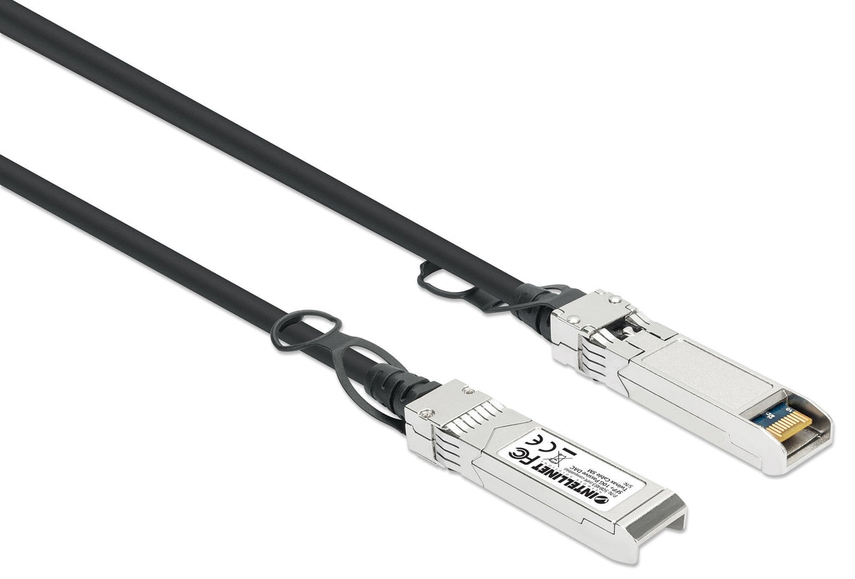 EAN 0766623508483 - Intellinet 508483 Cable de fibra óptica e InfiniBand 5 m SFP+ Negro, Plata imagen 2