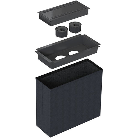 EAN 7350030258234 - Kondator 935-K210B caja de tomacorriente Negro imagen 1