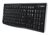 Logitech 920-003743 Teclado Rf Inalámbrico Qwertz Suizo Negro