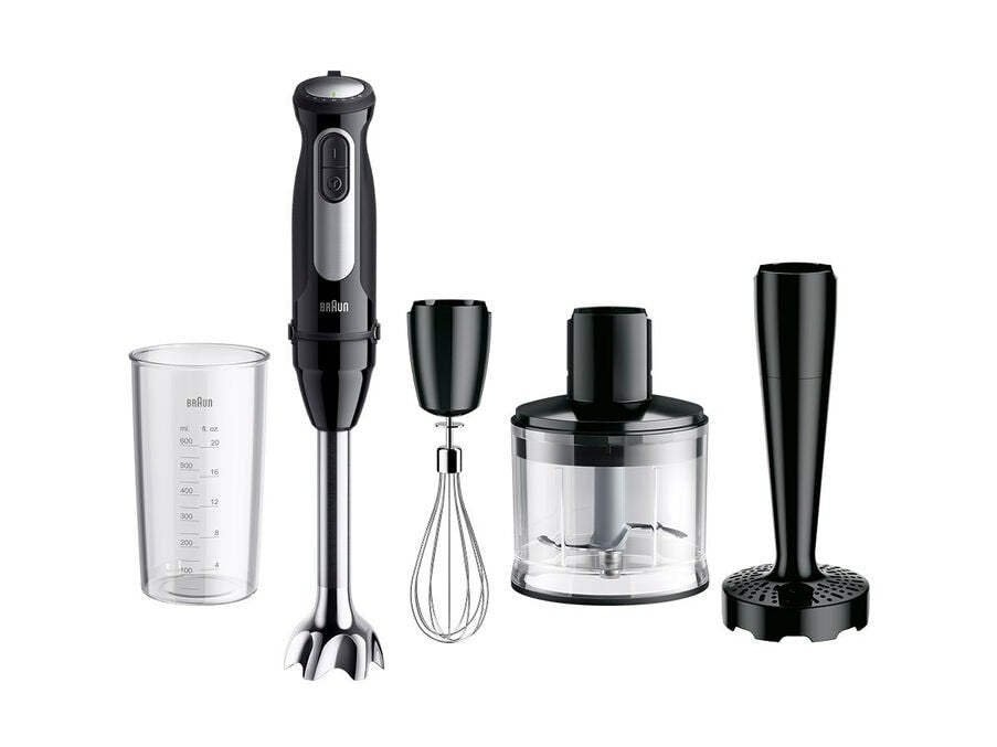 Batidora Braun Multiquick 5 Pro 0,6 L  De Inmersión 1000 W Negro, Plata