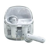 Auriculares  Jbl Tune Flex Ghost Edition Blanco  Bluetooth