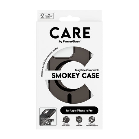 EAN 5715685004162 - PanzerGlass CARE™ by ® Urban Combat Case Smokey w. Black MagSafe iPhone 16 Pro funda para teléfono móvil  imagen 3