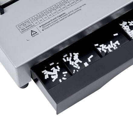 Gbc Combbind Cb25 Pro Encuadernadora Manual De Canutillo - Encuaderna Hasta 500 Hojas A4 - Puede Perforar Hasta 25