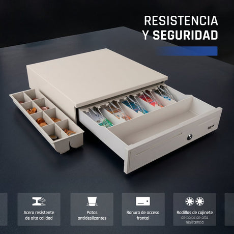 EAN 8435364317440 - iggual IRON-50W Cajón de efectivo automático y manual imagen 5
