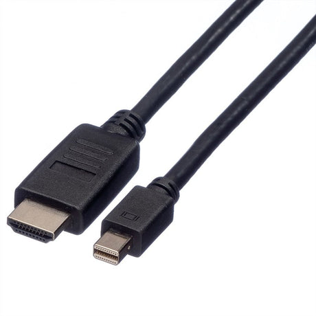 EAN 7611990134038 - ROLINE 11.04.5792 adaptador de cable de vídeo 3 m Mini DisplayPort Negro imagen 1