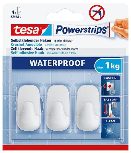 EAN 4042448392800 - TESA 59782-00000 gancho para almacenamiento Interior Gancho toallero Blanco 3 pieza(s) imagen 2