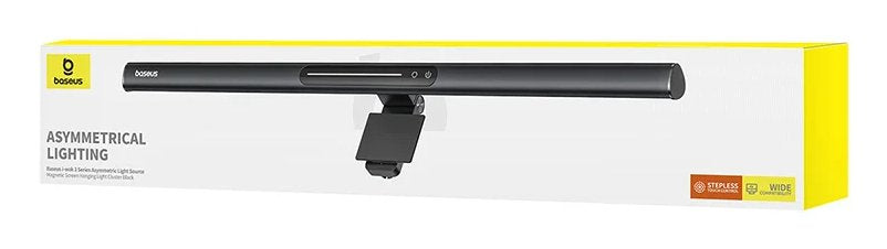 Baseus I-Wok 3 Series Asymmetric Light Source Magnetic Screen Hanging Light Cluster Black