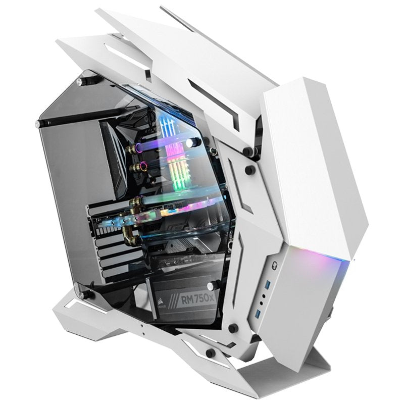 Jonsbo Mod3 Big-Tower Showcase, Tempered Glass - Blanco