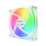 Ventilador Pc Montech Rx120 Pro 12 Cm Blanco 3 Pieza(S)