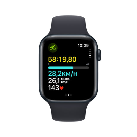 EAN 195949007378 - Apple Watch SE OLED 44 mm Digital 368 x 448 Pixeles Pantalla táctil 4G Negro Wifi GPS (satélite) imagen 4