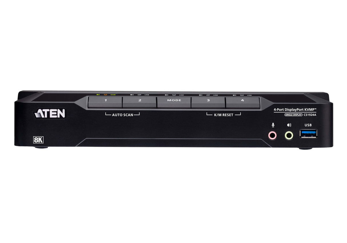 Aten Cs1924a-At-G 4-Port Usb 3.0 8k Pantallaport Kvmp. Sw