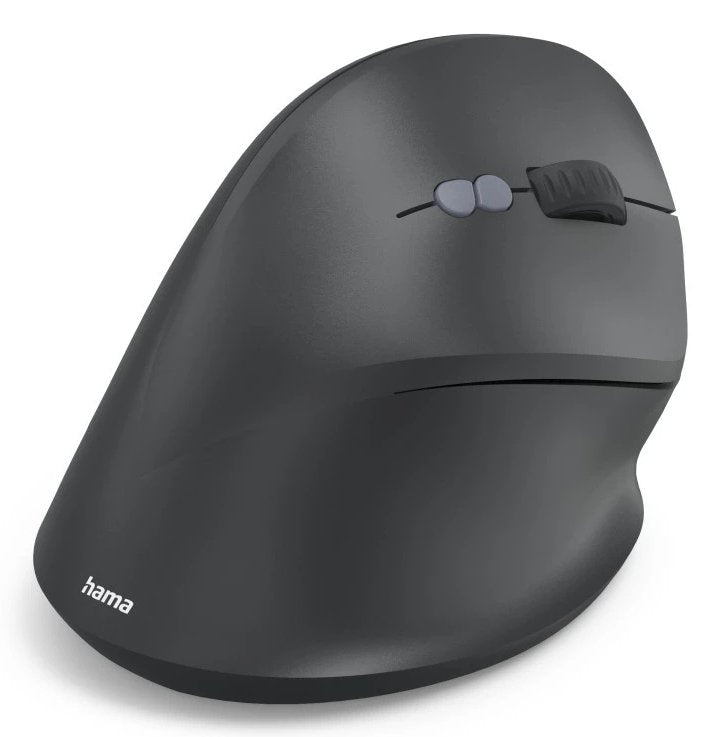 Mouse Hama Wireless Ewm-500r Ergonomic 2.4 Ghz Nano-Usb 7 Botones 1800 Dpi Negro