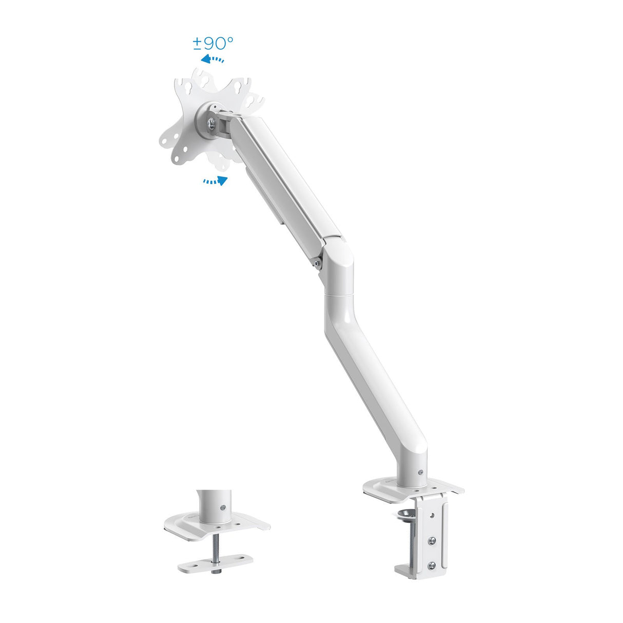 EAN 8433281010673 - TooQ DB4032TNR-W soporte para monitor 81,3 cm (32") Escritorio Blanco imagen 2
