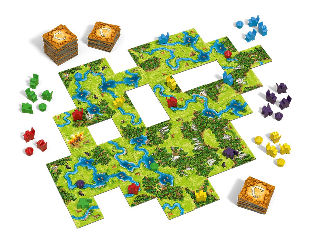 Asmodee Carcassonne Hunter Y Coleccionista, Juego De Mesa Higd0505
