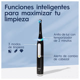 EAN 8006540731857 - Oral-B iO3 Duo Adulto Cepillo dental vibratorio Negro, Rosa, Blanco imagen 4