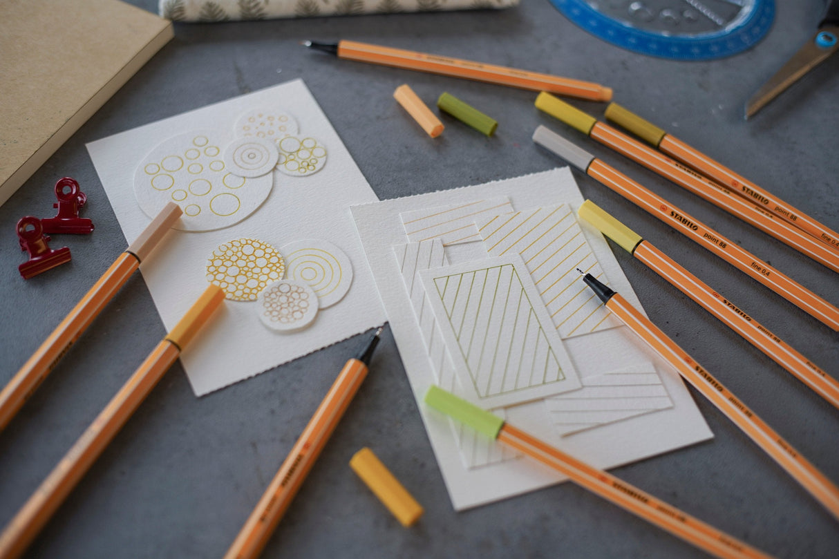 Stabilo Creative Set Arty 12 Rotuladores Point 88 Y 12 Rotuladores Pen 68 Colores Surtidos En Estuche De Cartón