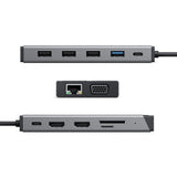 Alogic Dv3 Alámbrico Usb 3.2 Gen 1 (3.1 Gen 1) Type-C Plata