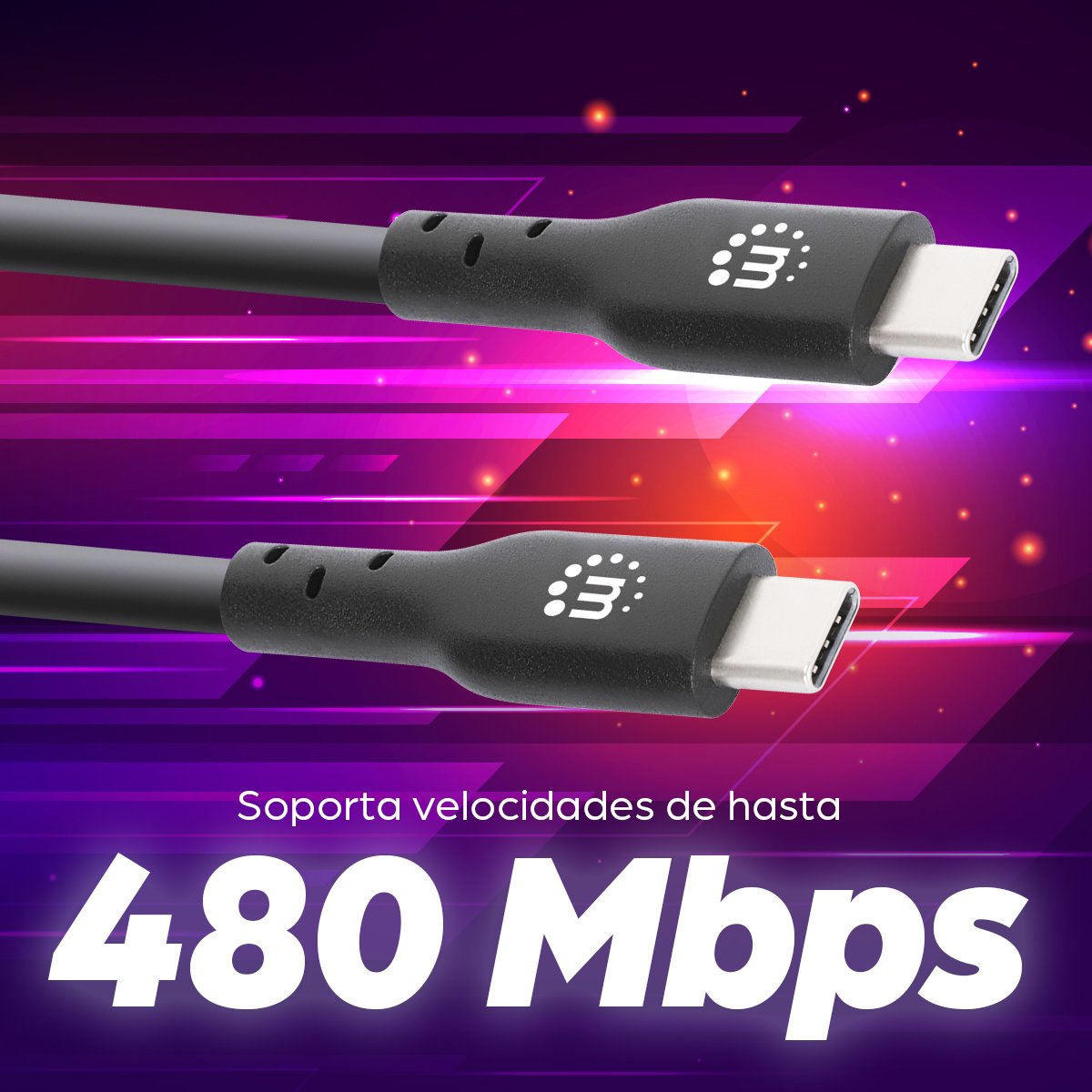 EAN 0766623353342 - Manhattan 353342 cable USB USB C 0,48 Gbit/s imagen 5