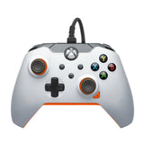 Controlador Con Cable Pdp - Atomic White, Gamepad Blanco/Naranja, Para Xbox Series Xs, Xbox One, Pc 049-012-Wo