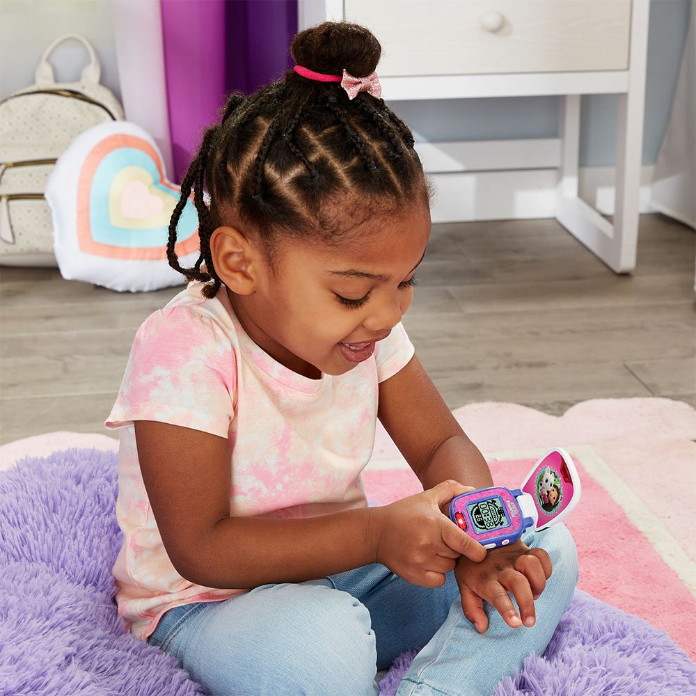 Reloj De Aprendizaje Pandy De Vtech Gabby'S Dollhouse, Wallwatch Pink 80-561804