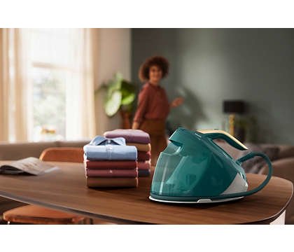 Estación Plancha Al Vapor Philips Psg7140/70  2100 W 1,8 L Suela Steamglide Elite Violeta