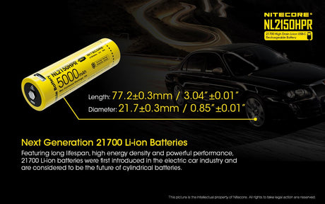 EAN 6952506493739 - Nitecore NL2150HPR batería recargable industrial Ión de litio 5000 mAh 3,6 V imagen 4
