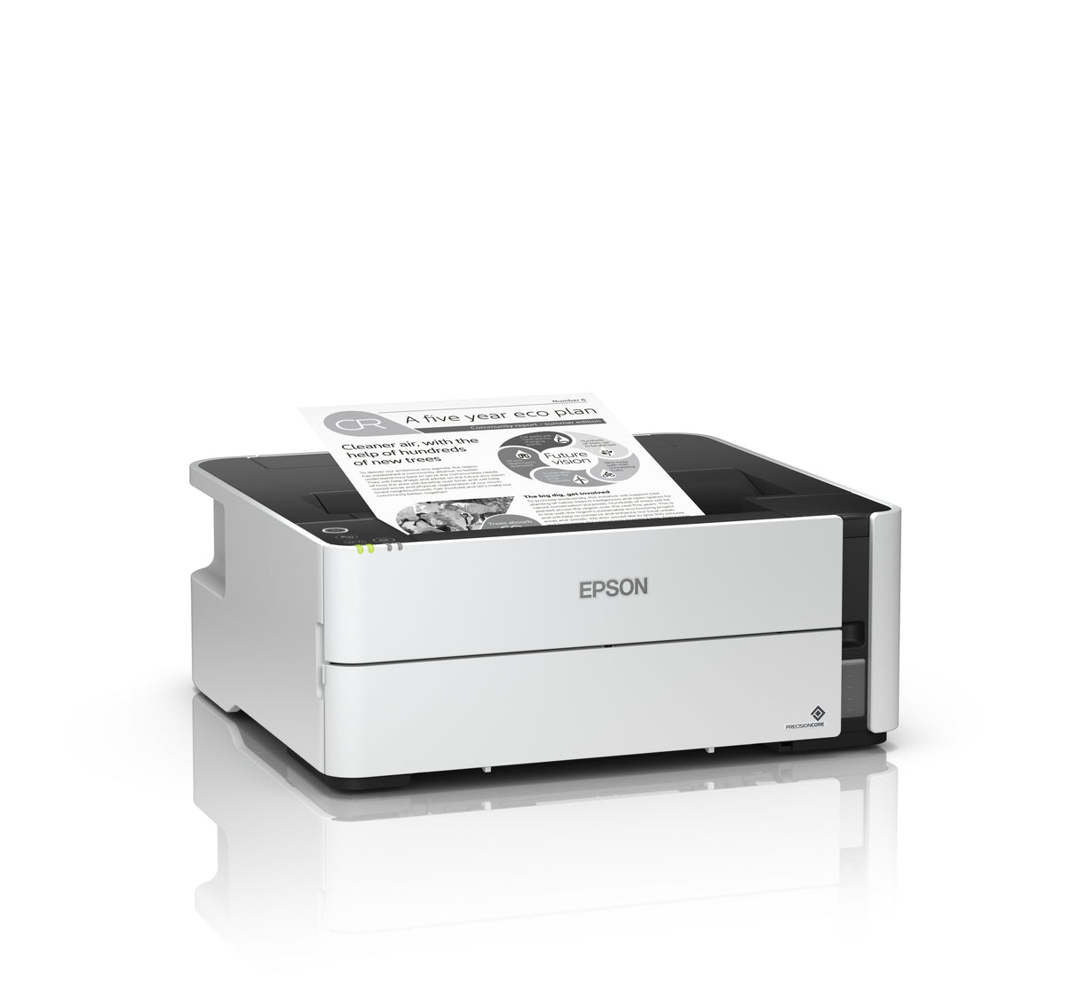 Tinta Epson Ecotank Mono M1180, A4, 1200x2400dpi, 39ppm, Usb, Ethernet, Wi-Fi, Duplex, 3 Años De Garantía Después De Reg.