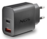 Cargador De Pared Gan Ngs Era 20w 1xusb Tipo-C 1xusb 20w