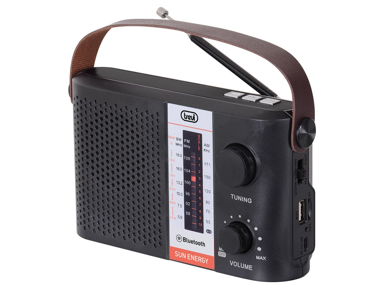 Radio Bluetooth Portable Solar  Usb Micro Sd Tws Trevi Ra 7f25 Bt