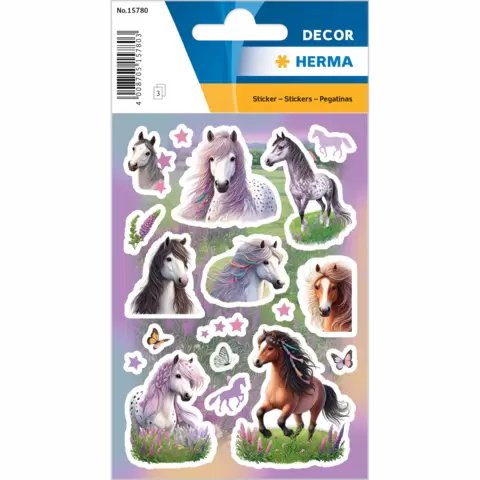 EAN 4008705157803 - HERMA 15780 etiqueta decorativa engomada Papel Multicolor Permanente 18 pieza(s) imagen 1