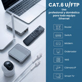 EAN 5906168638954 - Extralink Kat.6 U/FTP 10m 1Gbps Biały | Patchcord LAN | Miedź Kabel sieciowy skrętka, łamana końcówka (EX imagen 17