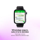 Savefamily Reloj Inteligente Infantil Savewatch Plus 2 - Pantalla Amoled - Carcasa Blanca - Correa Silicona Maui