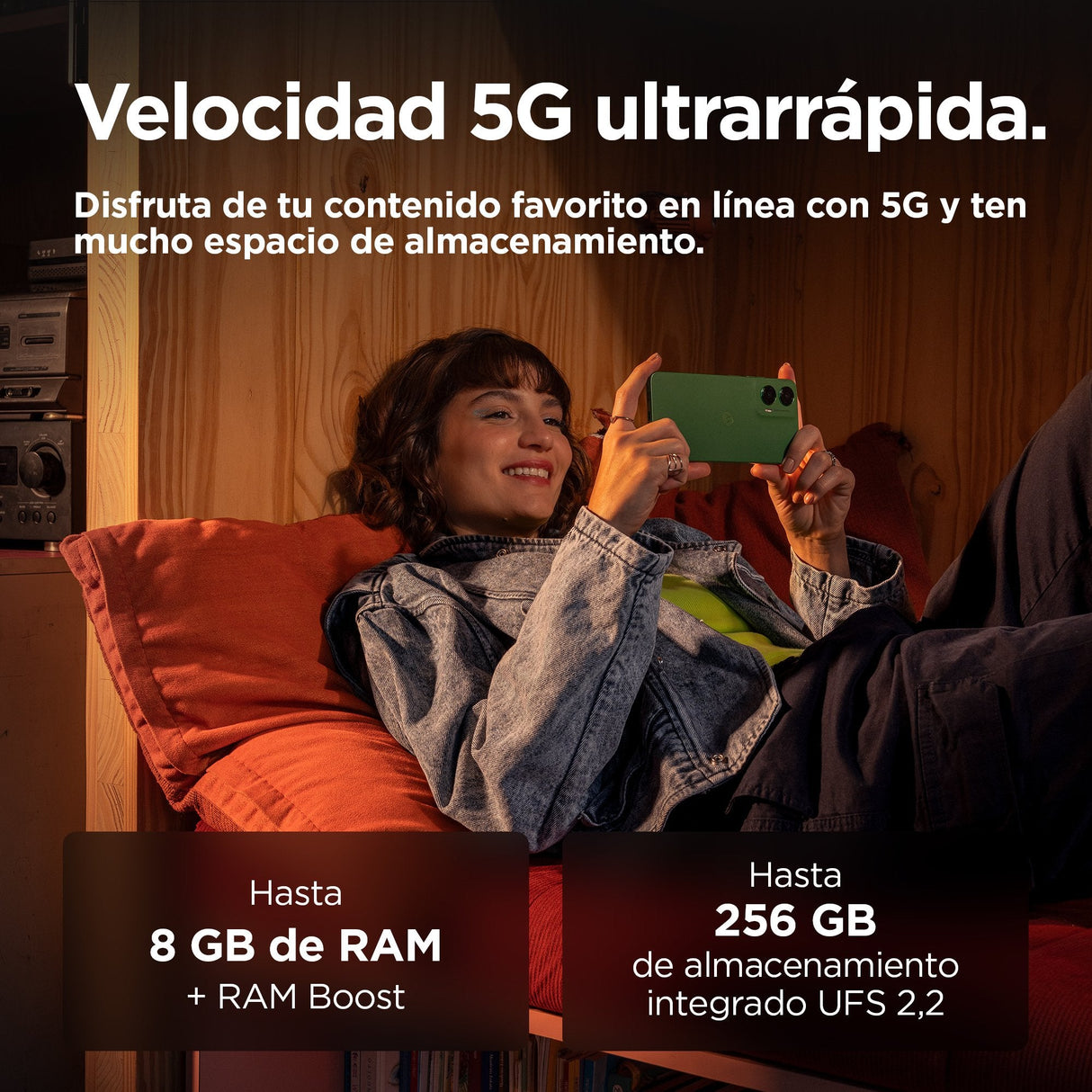 EAN 8033779078330 - Motorola moto G35 5G 17,1 cm (6.72") SIM doble Android 14 USB Tipo C 4 GB 128 GB 5000 mAh Verde imagen 8