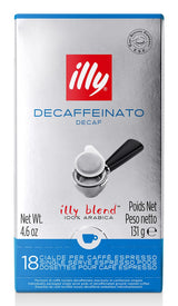 Illy Ese-Pads Entkoffeiniert / Decaf 18 Piezas