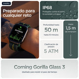 EAN 0840023294563 - Motorola moto watch fit 4,83 cm (1.9") OLED 44.5 mm Digital Pantalla táctil Verde, Gris GPS (satélite) imagen 12