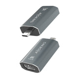 Aisens Adaptador Conversor Aluminio Usb-C A Hdmi 4k@60hz, Usb-C/M-Hdmi/H, Gris