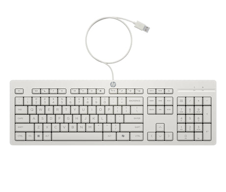 EAN 0198701753803 - HP 225 Wired Mouse and Keyboard Combo G2 Cashmere White teclado Ratón incluido Oficina USB Blanco imagen 4