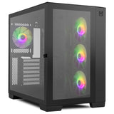 Nox Caja Miditorre Deluxe Hummer Astra Negra