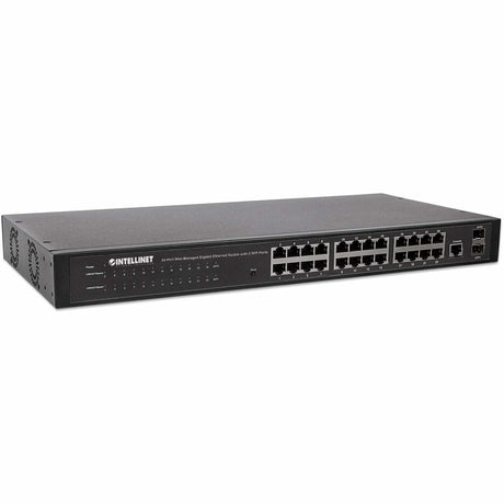 EAN 0766623560917 - Intellinet 560917 switch Gestionado Gigabit Ethernet (10/100/1000) 1U Negro imagen 3