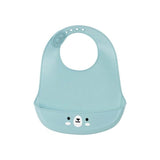 Babero Silicona Oso 26x20