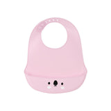 Babero Silicona Safta "Koala" Pink