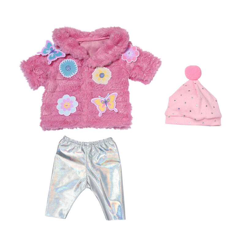 Baby Born Pink Coat Set 43cm Juego De Ropita Para Muñeca 833834