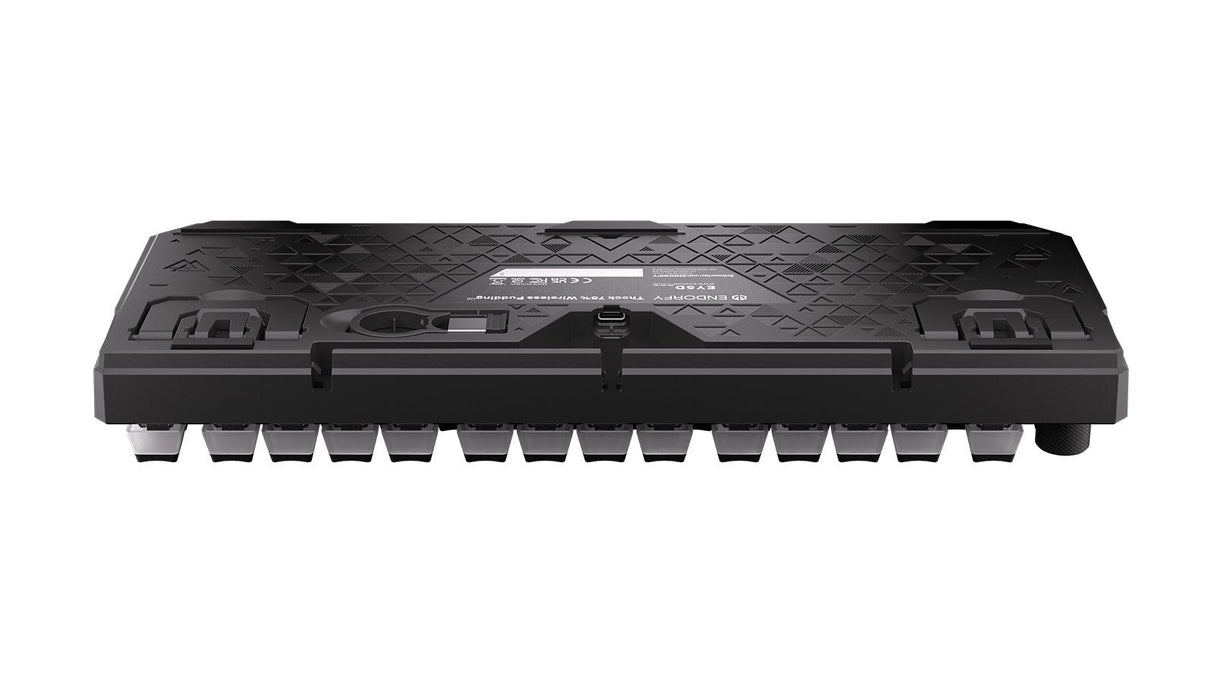 Teclado Alemán Endorfy Thock 75% Rf Inalámbrica + Usb Qwertz Negro