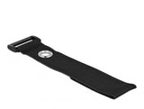 Delock Klett-Cablebinder Mit Schlaufe Und Befestigungsöse L 280 X B 38 Mm Schwarz 3 Stück
