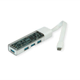 EAN 7630049635111 - ROLINE 14.02.5062 hub de interfaz USB Tipo C 5000 Mbit/s Blanco imagen 7
