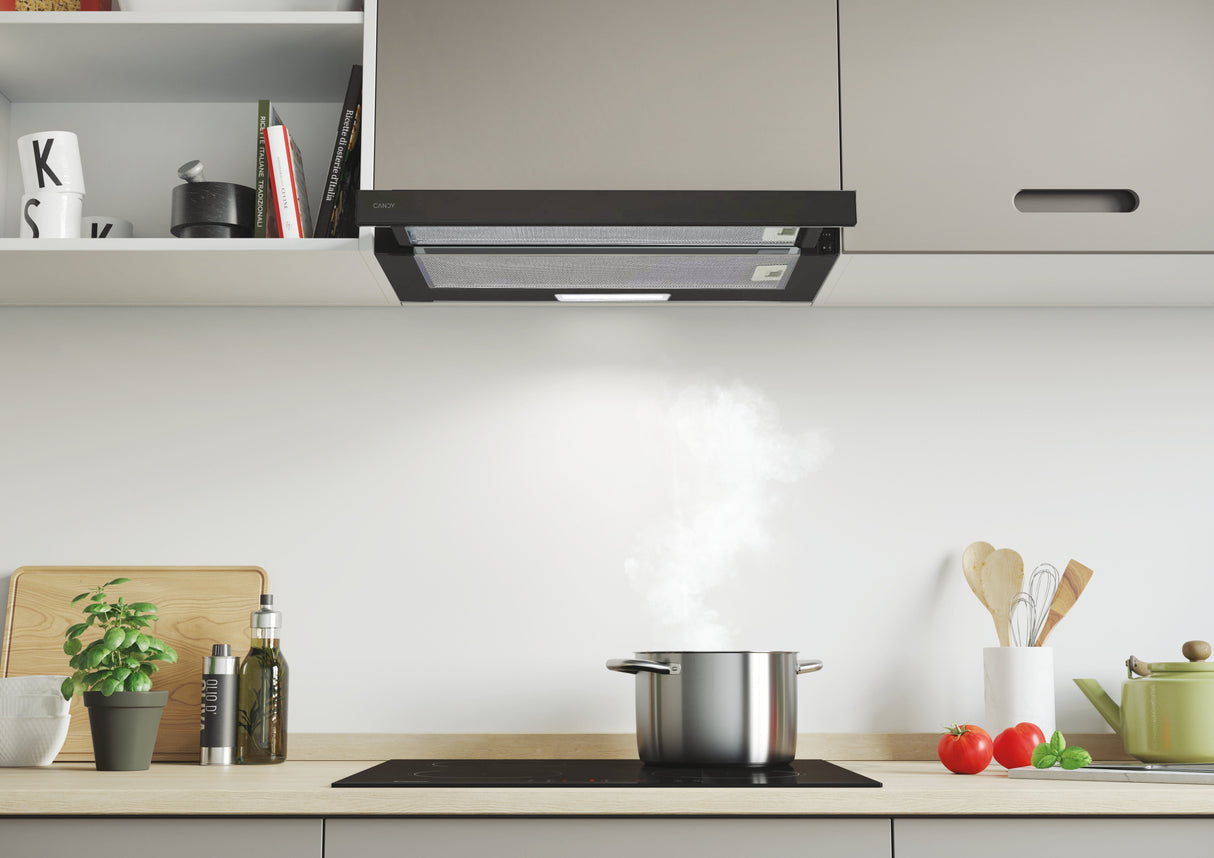 EAN 8059019043869 - Candy CBT625/2B/1 Semintegrada (extraíble) Negro 332,1 m³/h imagen 2