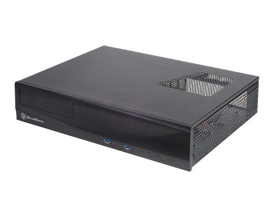 Caja Pc Silverstone Silent Computer Case Sst-Ml03b Milo Slim Htpc Micro Atx, Black