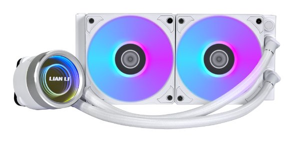 Lian Li Galahad Ii Trinity Aio 240mm Performance Argb Cpu Water Cooler - White